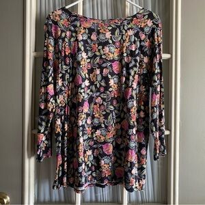 J. Jill multicolored floral top